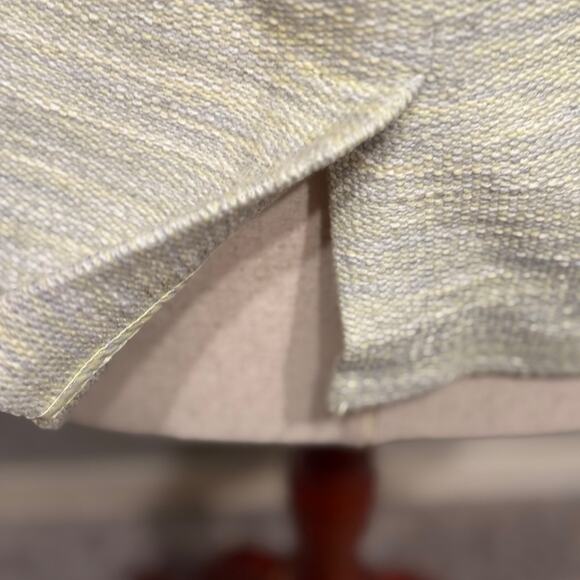 CAbi One Fine Day blazer Lemon Zest light yellow & gray tweed  Boulce  Sz 4 - Picture 8 of 11